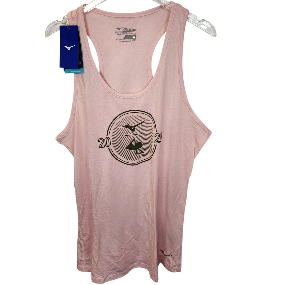 Mizuno April Ross Vision Graphic Tank Top XL Crystal Rose Racerback